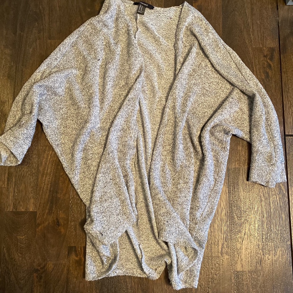 Forever 21 Basic Gray Cardigan